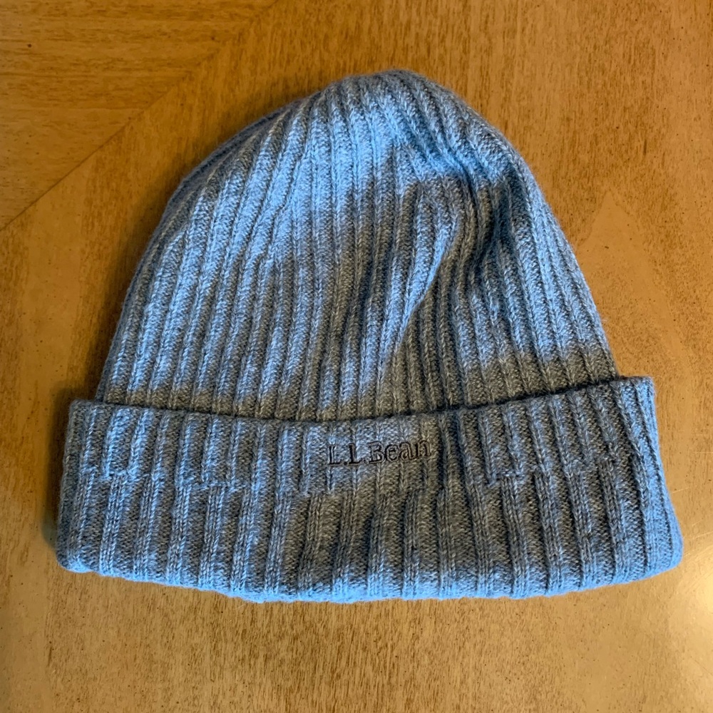 NWOT L.L. Bean Ribbed Knit Beanie